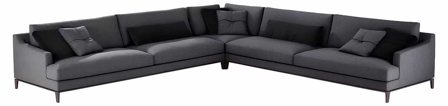 Design Sofa Ecksofa Polster Eckgarnitur Couchen Stoff Wohnlandschaft Couch