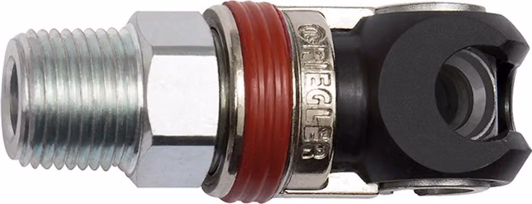 Giunto di sicurezza girevole Riegler NW 6, ISO 6150 C, acciaio, G 1/2 AG