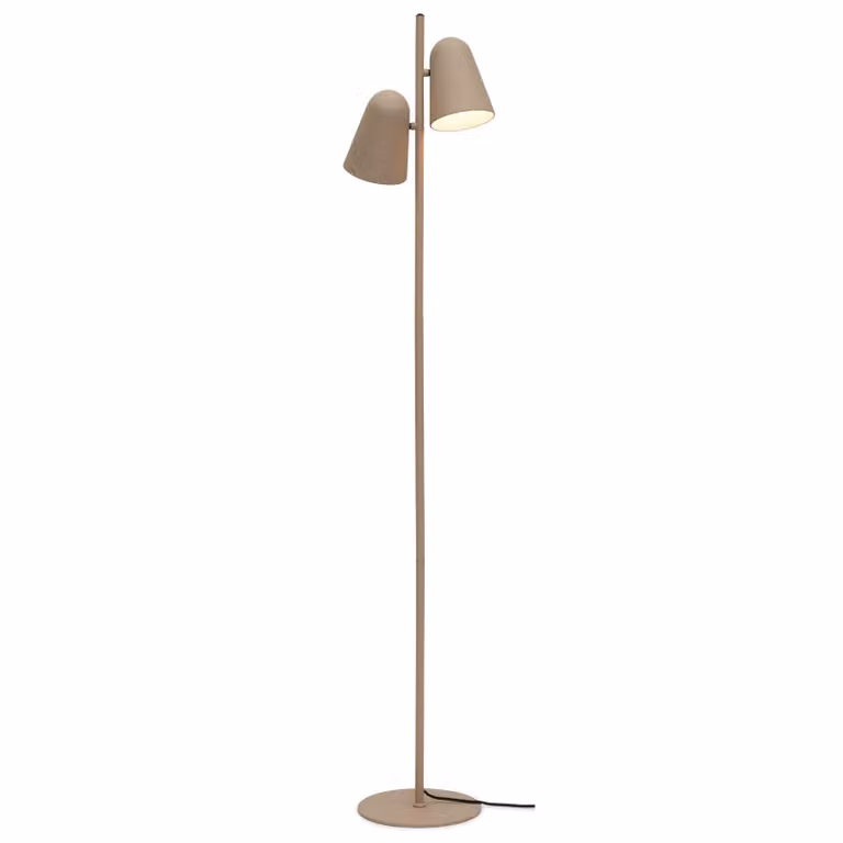 si tratta di RoMi - Lampada da terra Salamanca - Sabbia - 28x28x145cm - 2L per il soggiorno, camera da letto