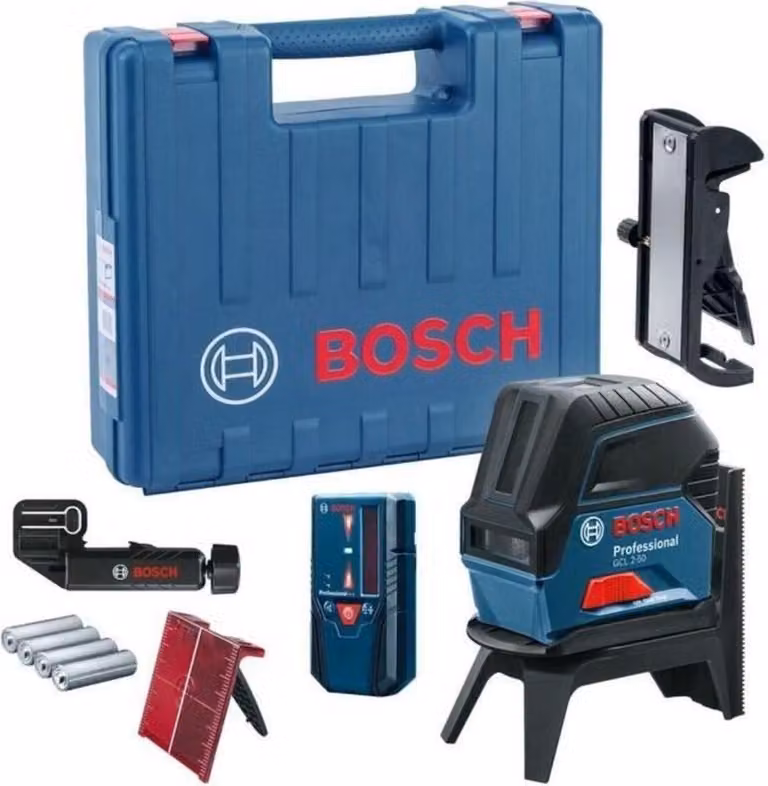 Laser Level - BOSCH PROFESSIONAL - GCL 2-50 - 2 Lines - Range 50m - IP54 Resistant