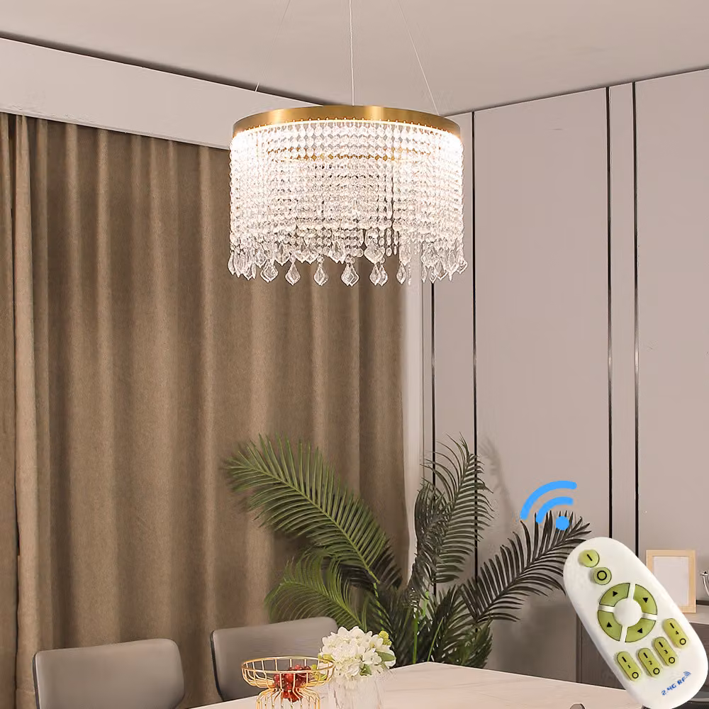 Lampada a sospensione a LED Plafoniera 2022-500 Lampada con telecomando Colore della luce/luminosità regolabile dimmerabile Luce LED da soggiorno Lampada da soffitto Plafoniera a LED