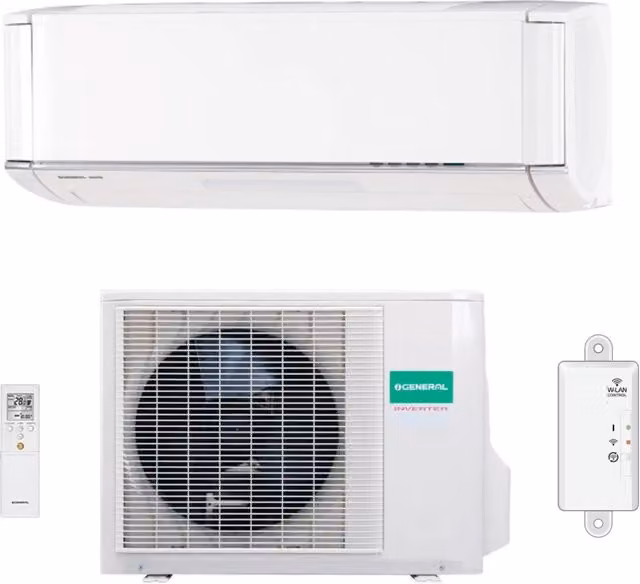 Condizionatore Split General Fujitsu Premium Nocria 9000 BTU ASHG09KXCA Bianco con Wi-Fi Integrato e Classe Energetica A+++