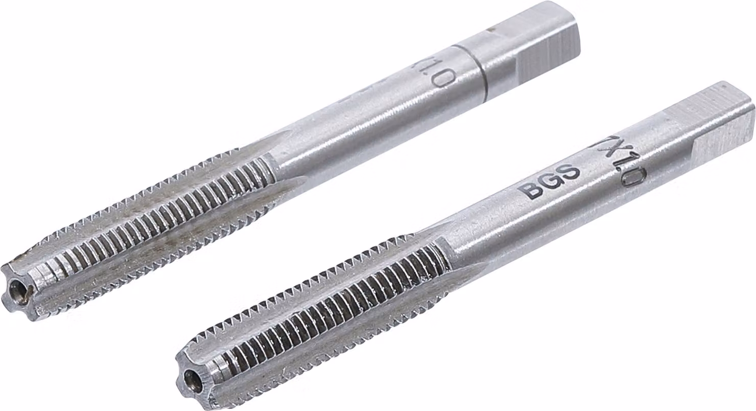 BGS Rubinetto M7 x 1,0 per prefinitura e finitura, 2 pezzi - 1900-M7X1,0-B