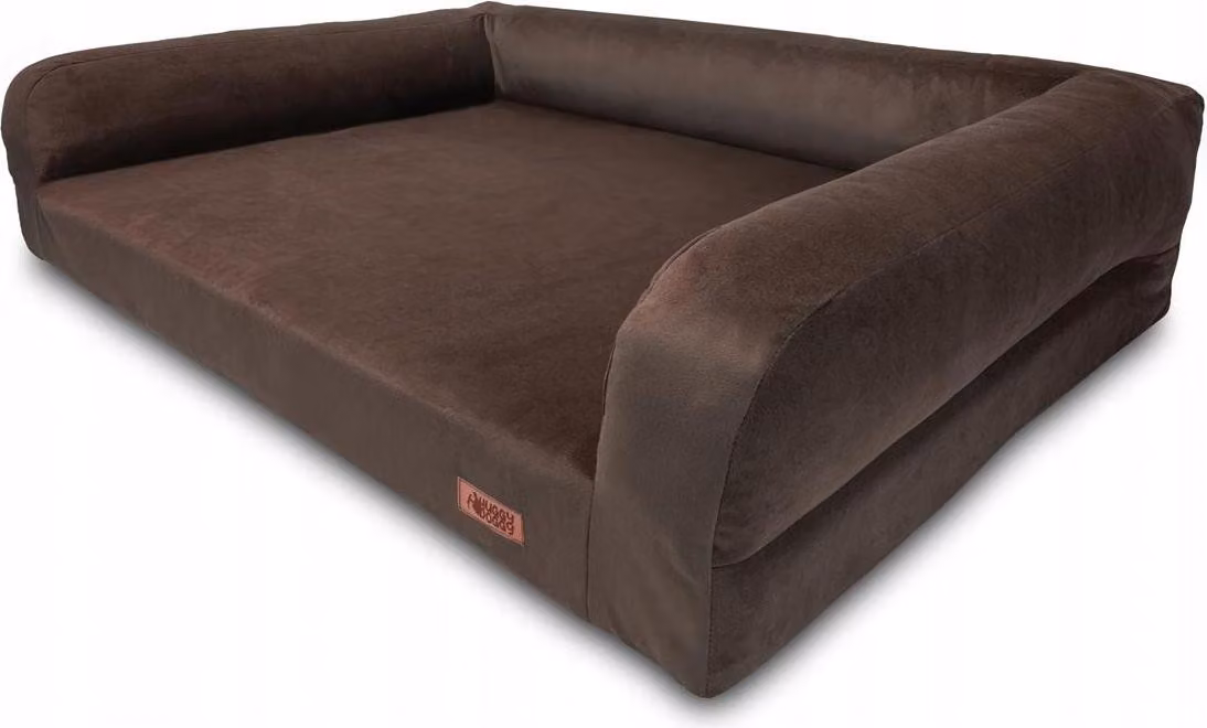 Letto ortopedico per cani, divano in velluto, HUGGY DOGGY L