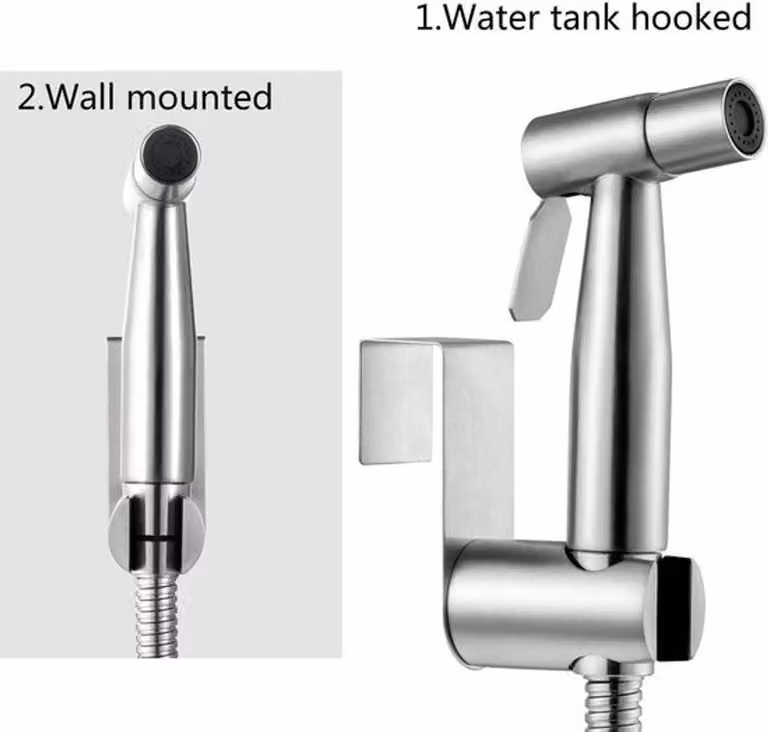 Doccia bidet portatile per il bagno - Acqua calda, acciaio inossidabile - Ideale per il bagno o il water