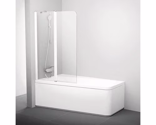 Schermo per vasca da bagno RAVAK 10° 10CVS2-100 L alu+trasparente 7QLA0C03Z1