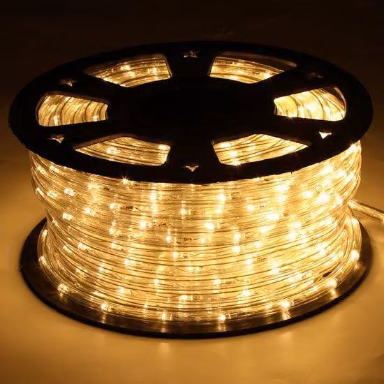 Catena luminosa a LED da 30 metri - 720 LED - Tubo LED impermeabile - Per uso esterno - Giardino - Natale - Illuminazione decorativa - Candela - Bianco caldo