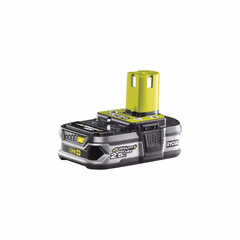RYOBI - 1 x 18V ONE+ 2.5Ah Lithium+ Battery - Individual Cell Charge/Discharge Management - RB18L25G