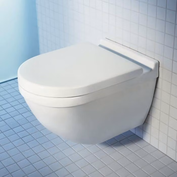 WC sospeso Duravit RIMLESS STARCK 3 profondo, 360 x 540 mm HygieneGlaze bianco