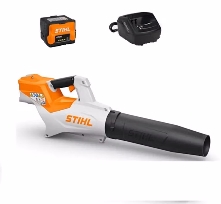 Soffiatore a batteria Stihl AK, soffiatore di foglie, BGA 50 36 V, 1 batteria AK20 da 2 Ah, velocità di soffiaggio: 55 m/s, capacità di soffiaggio: 770 m³/h
