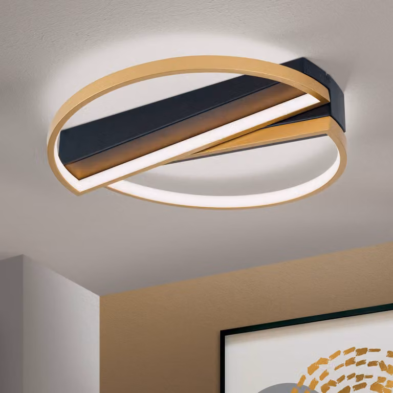 ORION Plafoniera a LED Olga, dimmerabile, Soggiorno / Sala da pranzo, Metallo, Plafoniera LED