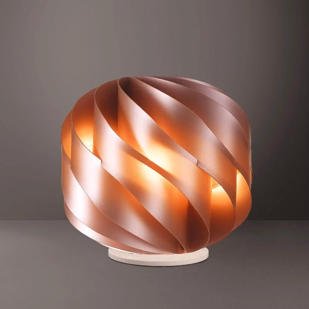 Lampada da Tavolo IPERBRIKO LAP Copper in Plastica, Colore Rame, L 25 cm x P 24 cm x H 30 cm – 2