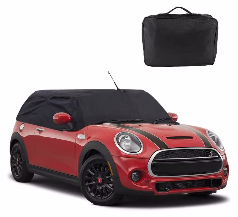 Copertura parziale per auto, impermeabile, adatta per Mini Cabrio R52 R57 F57, protezione per il tetto apribile, resistente ai raggi UV, realizzata in tessuto Oxford 600D