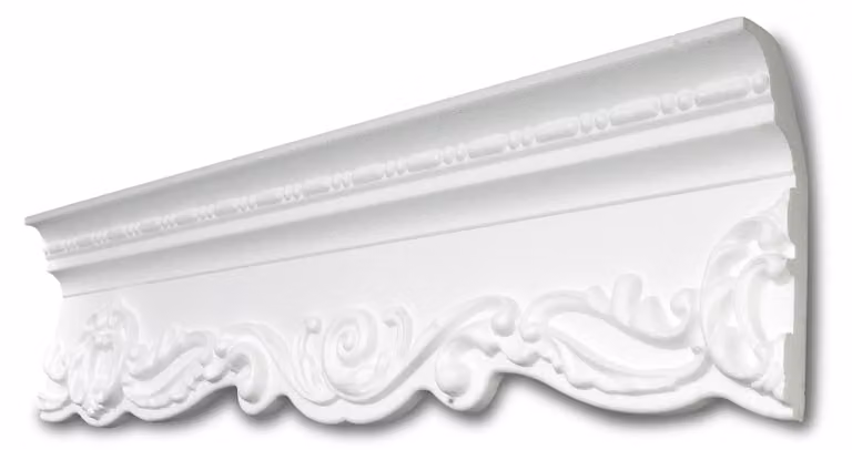 Profilo decorativo Decosa G39, bianco, 58 x 140 mm, lunghezza: 2 m - 18 pezzi