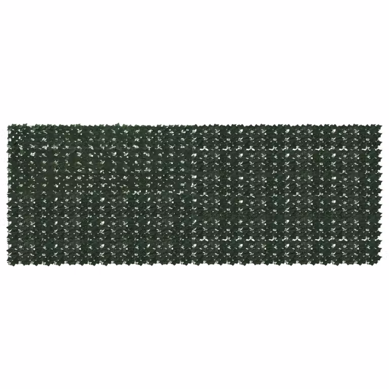 vidaXL Schermo per balcone con siepe artificiale verde scuro L 400 x H 150 cm