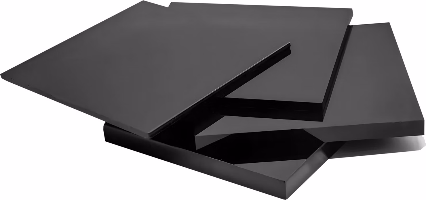 Set di 30 quadrati di plastica (nero, 3x50x50 mm, acrilico, PMMA)