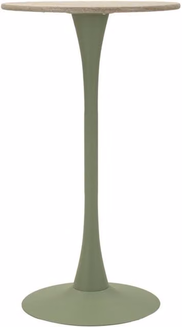 Tavolo bar Alaska Mauro Ferretti verde, Diametro: 60 cm, Altezza: 106 cm