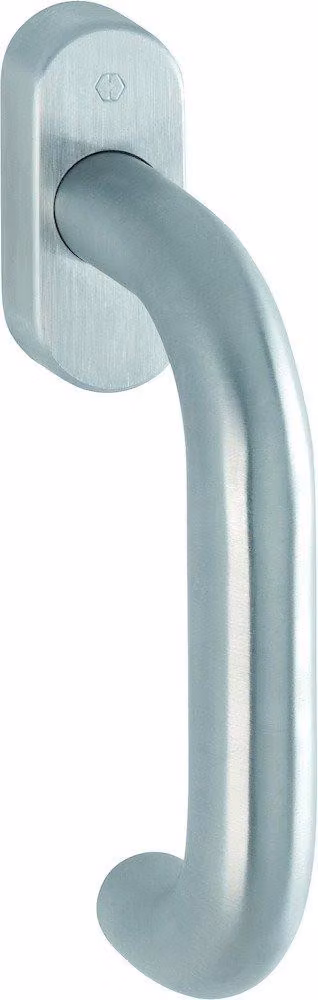 Maniglia per finestra Hoppe DK, Paris E038/U30, con rosone ovale, VK7x37, F69