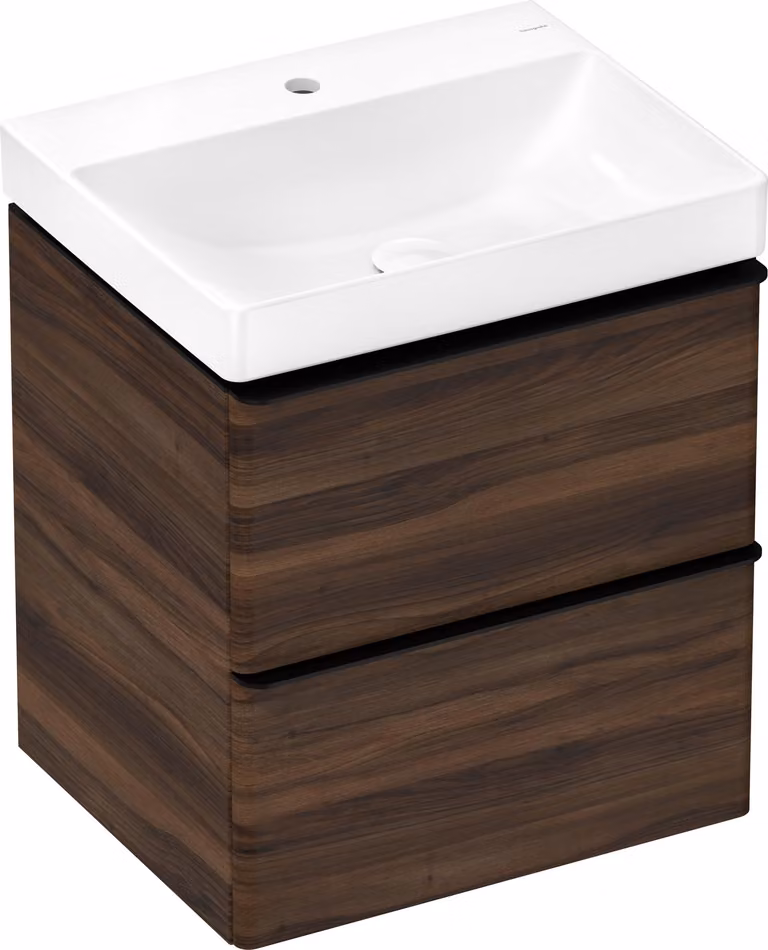 hansgrohe Xelu Q lavabo, suspendu, sans trop-plein, 600x480mm, blanc, 61016450, 61016450