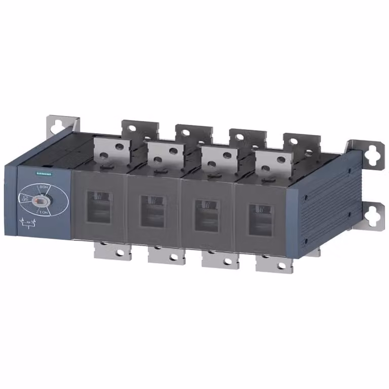 Siemens SENTRON, commutatore di rete 3KC, azionamento manuale, MTSE, grandezza: 5, a 4 poli, Iu: 1000 3KC04500RE000AA0
