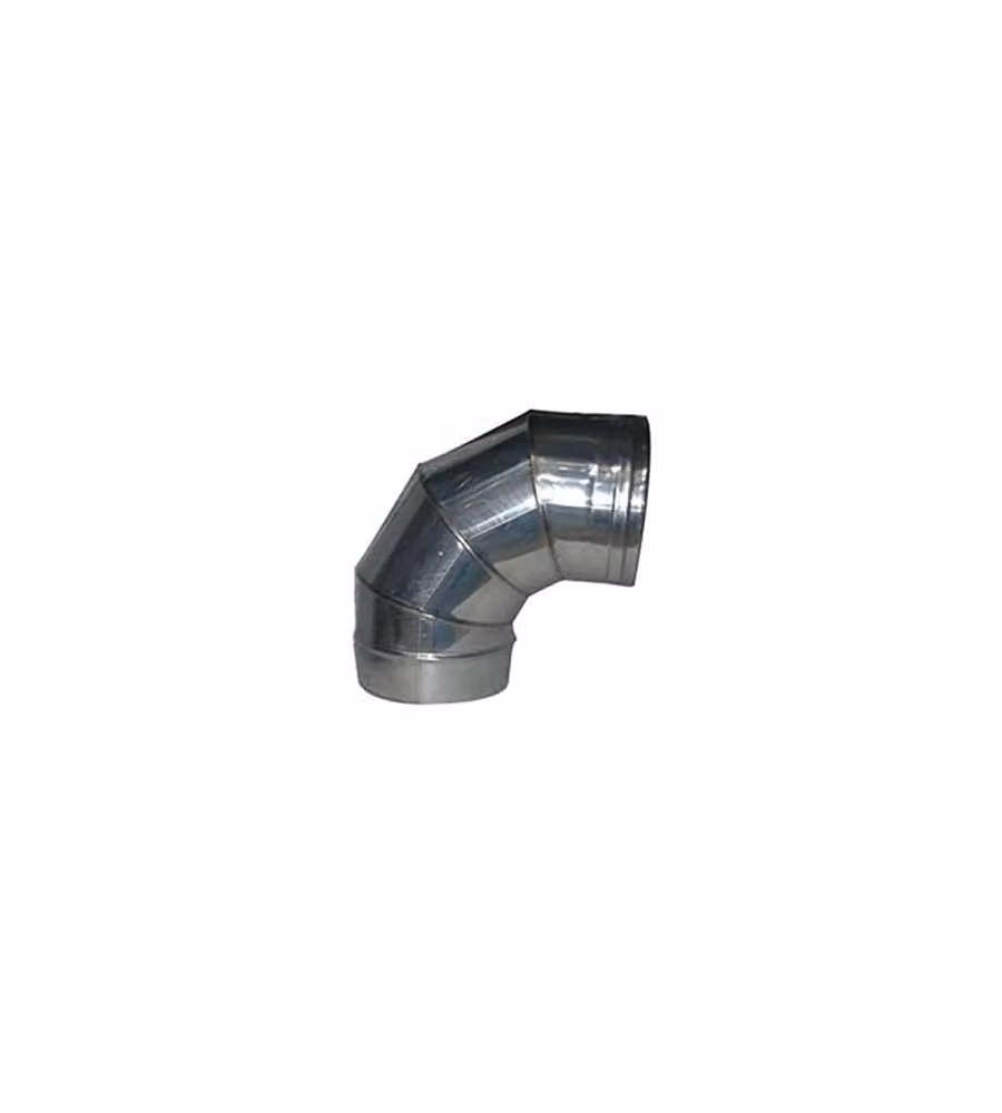 Gomito Inox Settori 90° 16 cm Ala