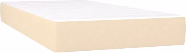 Materasso a Molle Insacchettate Rigidit¨¤ Media Crema 100x200x20 cm
