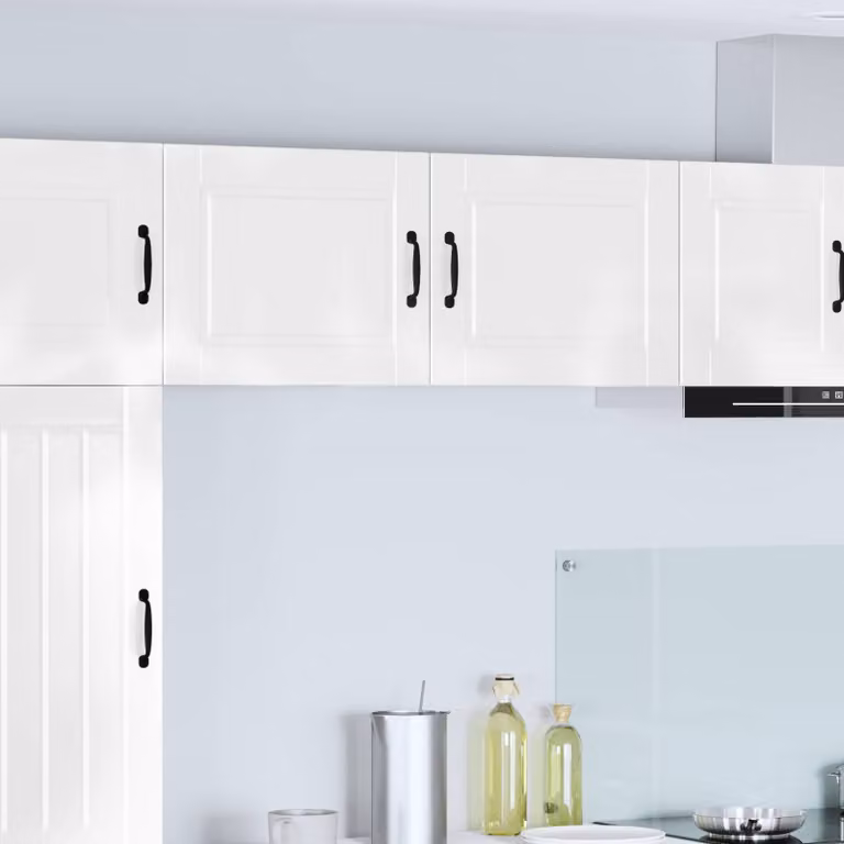Armadietto a muro moderno vidaXL PORTO Bianco Lucido L: 50 cm, P: 31 cm, H: 40 cm