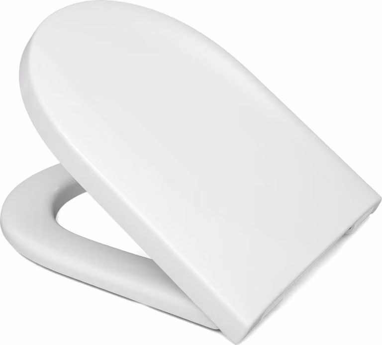 Hamberger WC-Sitz Toilettensitz Tube SoftClose weiß Scharnier Edelstahl - 519740