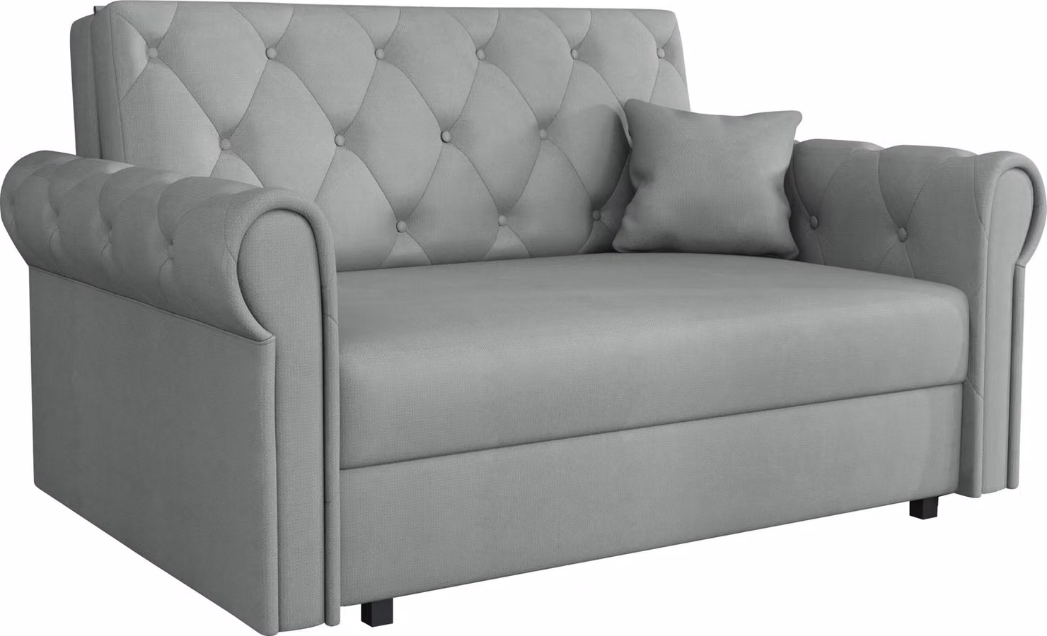 MIRJAN24 Divano letto Viva Roma II con funzione letto e contenitore, divano imbottito, elegante divano imbottito del produttore (colore: Kronos 53)