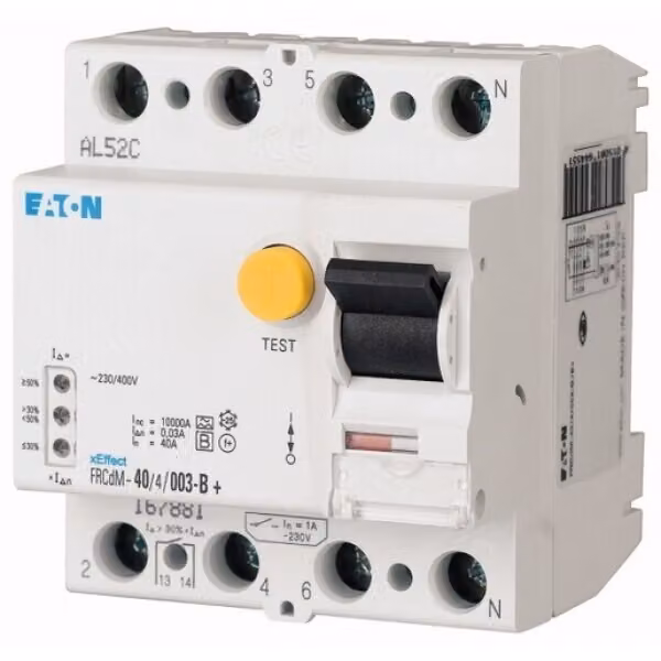 Eaton DIG. INTERRUTTORE FI 63A 4P 30MA T (FRCDM-63/4/003-G/BFQ)