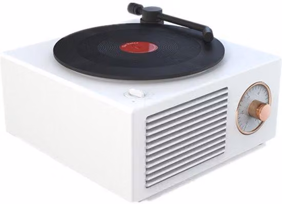 Altoparlanti Bluetooth retrò, lettori mini USB wireless, giradischi da esterno