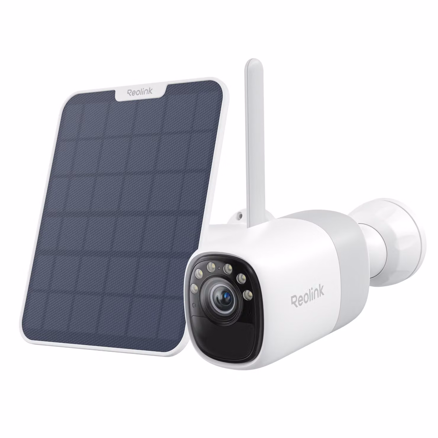 Reolink Altas+Pannello solare, telecamera di sorveglianza 2K da 4 MP, batteria a lunga durata da 20000 mAh, Wi-Fi 6 a doppia banda, visione notturna ColourX, rilevamento AI, preregistrazione di 10 secondi