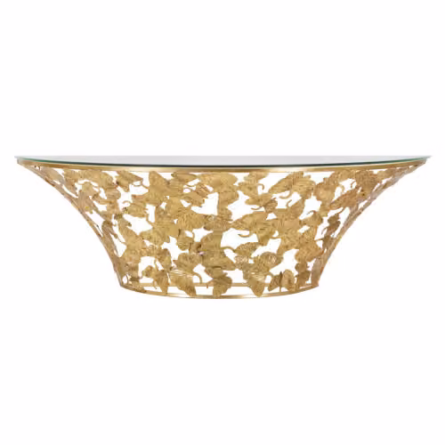 Consolle sospesa FOGLIE cm 120X40,5X37,2 Mauro Ferretti