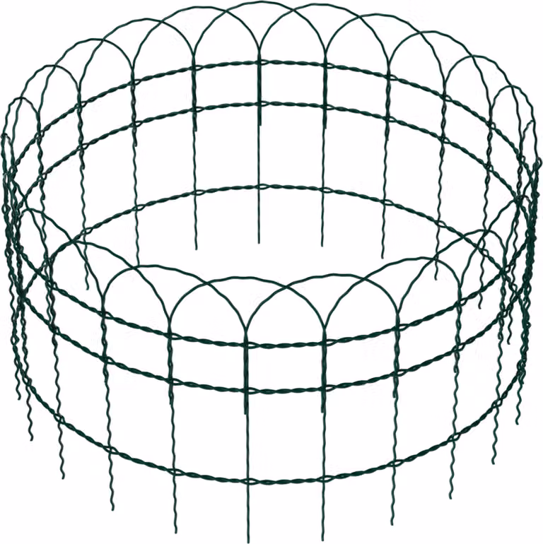 Recinzione da giardino Wiltec 0,4 x 10 m verde, recinzione in rete metallica in acciaio rivestita in PVC, recinzione in rete metallica con maglia 9 x 15 cm, recinzione per giardino, recinzione in rete di facile montaggio