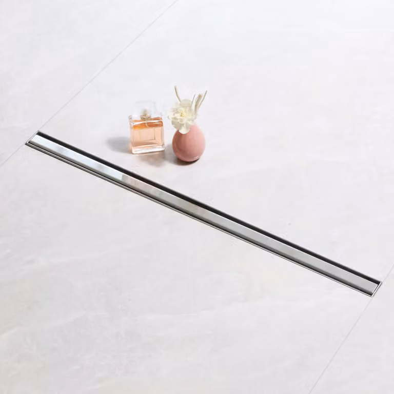Scarico per doccia da 60 cm, sottile canalina per doccia con sistema anti-odore, in acciaio inossidabile