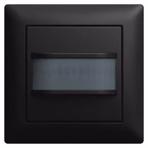 Kit completo di sensore di movimento Busch-Jaeger, modello 64762UJ-915, angolo di rilevamento 180°, sensore di alta qualità con lente Selectlinse, colore nero opaco, confezione da 1 pezzo.