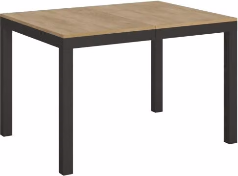Tavolo allungabile 90x120/224 cm Everyday Evolution telaio Antracite - Quercia Natura