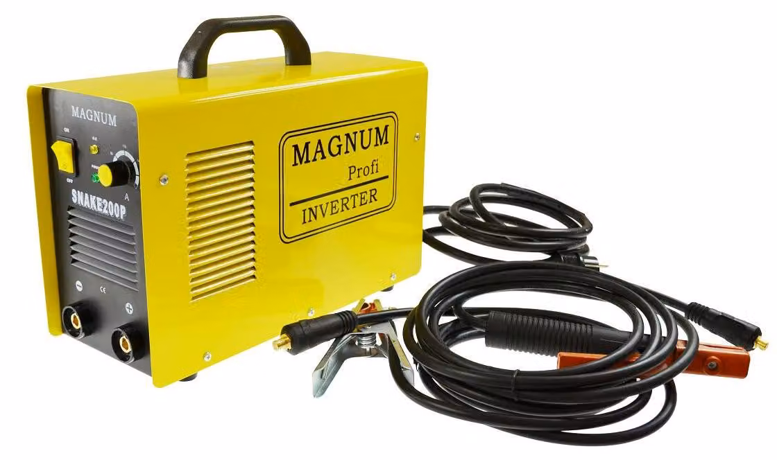 Magnum Saldatrice inverter Snake 200P, 200A, set completo.
