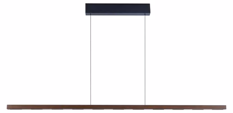 MADEIRA lineare in legno di noce 157 cm, regolabile tramite sensore
