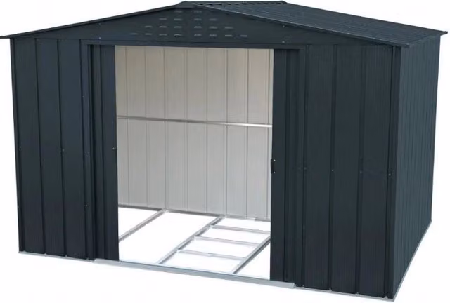 Casetta in metallo Top Shed 10' x 8' Ezooza 322 x 243 x 209 cm
