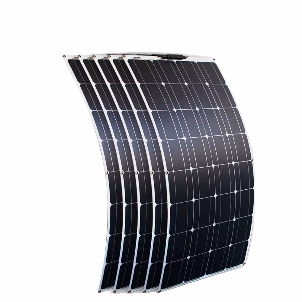 Pannello solare flessibile 100W, alta efficienza, design leggero, modulo solare 500w