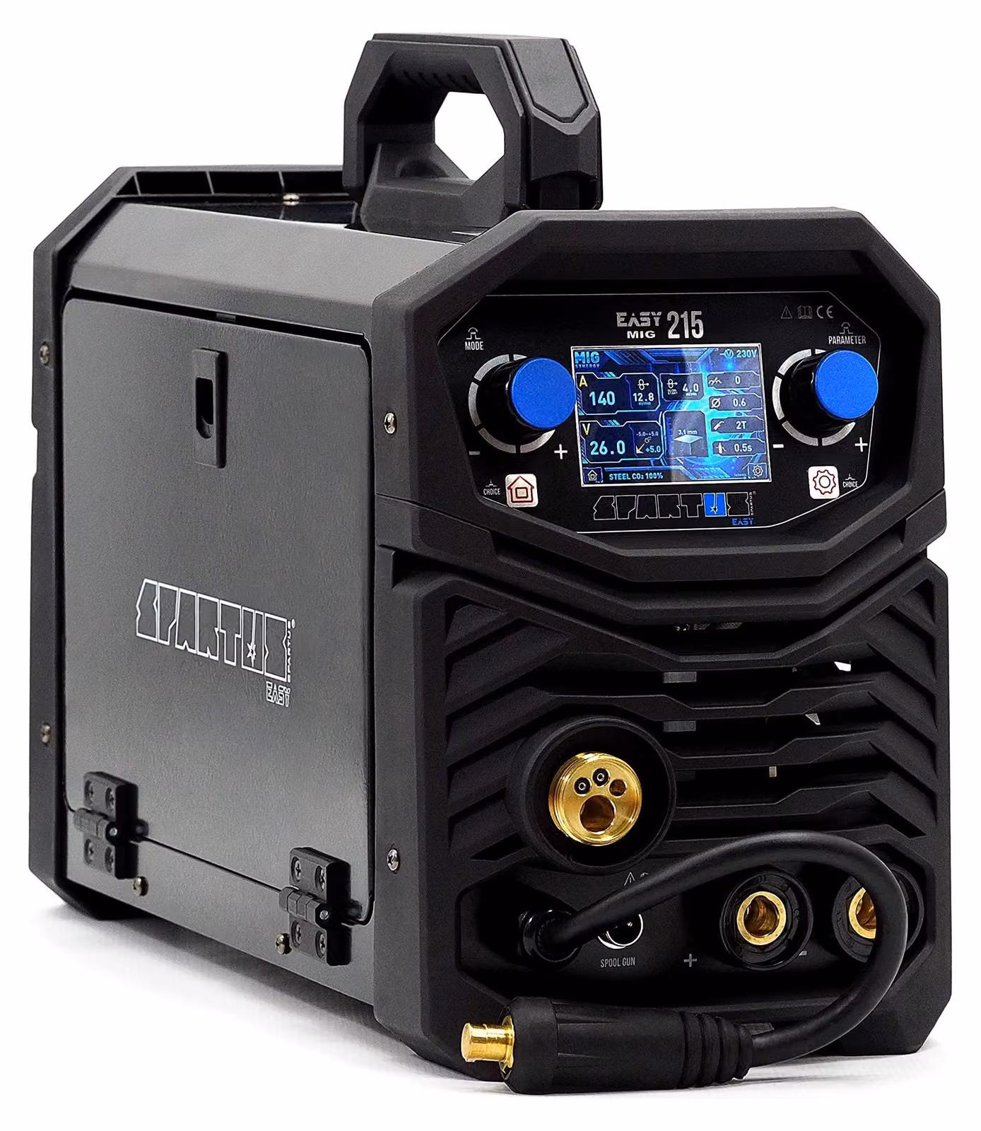Saldatrice inverter multifunzione MIG/MAG/TIG, tecnologia Synergy, 200 Ampere, 230 Volt