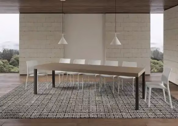Tavolo allungabile Itamoby Everyday Premium beige e antracite L: 200-460 cm, P: 90 cm – 2