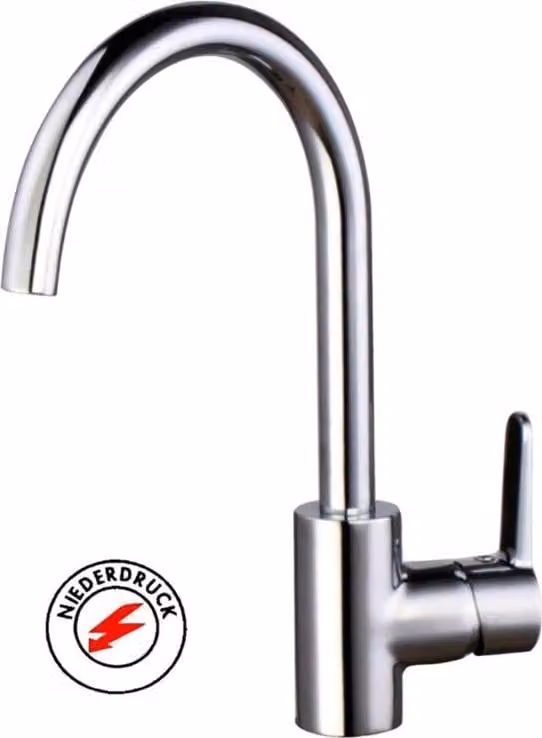 Beitz & Walz AQVABASIC III Rubinetto per lavabo. Maniglia laterale cromata