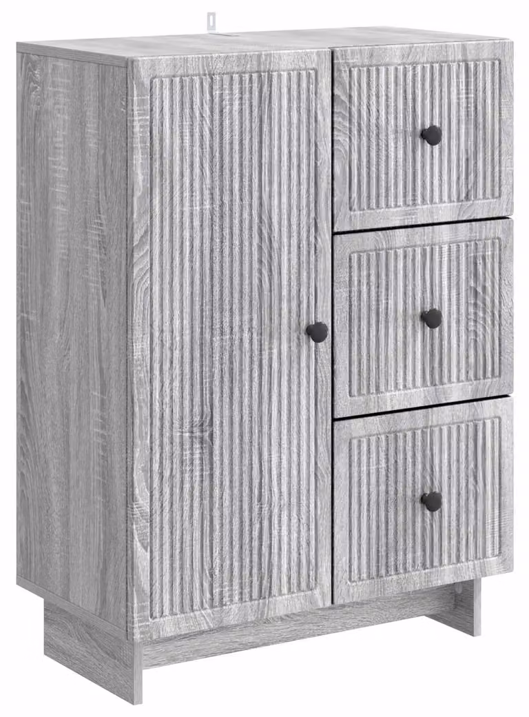 Credenza Grigio Sonoma 66 x 34,5 x 90 cm Legno ingegnerizzato