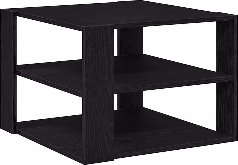 Tavolino da salotto Rovere Nero 58 x 58 x 40 cm