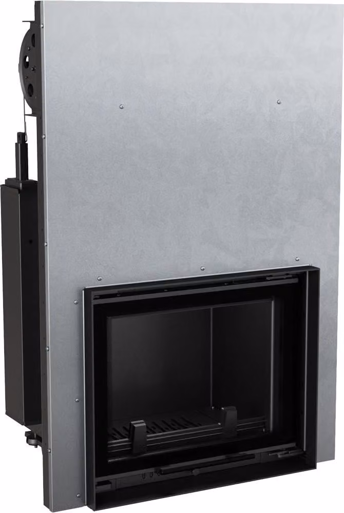 Inserto camino ad acqua KRATKI MAJA 8 kW Ø 180 con porta scorrevole