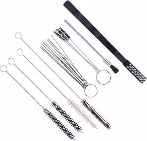 Set di pulizia Delige per pistole a spruzzo e pistole a vernice - Utile strumento per l'officina