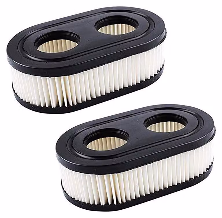 Filtro dell'aria - 2 pezzi - Protezione del motore - Diametro 2 5/8 pollici - Filtro di ricambio - Migliore flusso d'aria - Adatto per tosaerba - Modello 593260