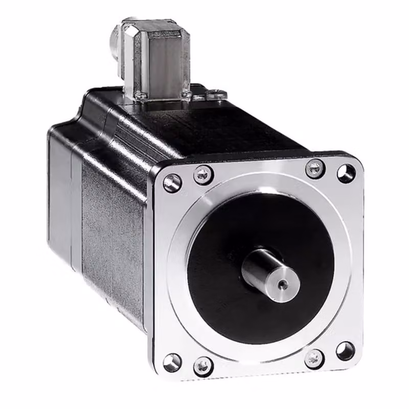 Motore passo-passo trifase Schneider Electric, 4,52 Nm, albero Ø 12 mm, L=98 mm, senza freno, morsettiera BRS39AW370ABA